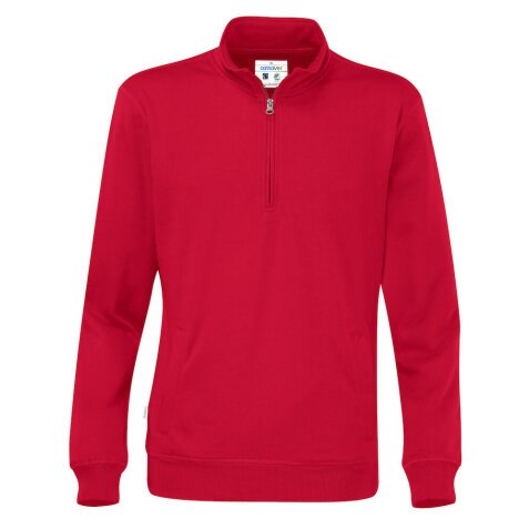 Cottover SWEATER HALF ZIP UNISEX - GOTS GECERTIFICEERD