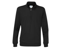 Cottover SWEATSHIRT COL ZIPPÉ UNISEX - CERTIFIÉ GOTS Noir - Taille XL