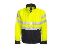 ProJob 6401 BLOUSON POLYCOTON - EN ISO 20471 CLASSE 3 Jaune/Noir - Taille XXXXL