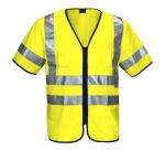 ProJob 6707 GILET PRIO ZIPPE - EN ISO 20471 CLASSE 3