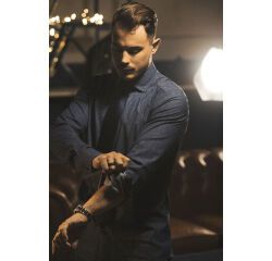 J.Harvest & Frost PB143 Twill Chemise Slim Fit Hommes