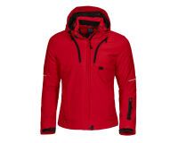 ProJob 3413 SOFTSHELL PRIO DOUBLEE FEMME A CAPUCHE Rouge - Taille XS
