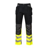 ProJob 6522 WAISTPANTS EN ISO 20471 CLASS 1 Yellow/Black - Size 54