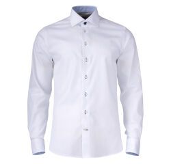 J.Harvest & Frost Yellow Bow 51 YB51 Twill Hemd Regular Fit Heren