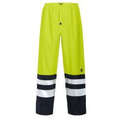 ProJob 6504 PANTALON DE PLUIE - EN ISO 20471 CLASSE 2 EN 343 3/1 Jaune/Noir - Taille M