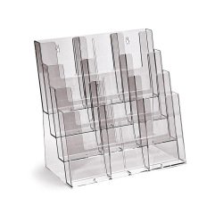 Taymar® Portafolletos 4 Espacios Multiformato Sobremesa / Pared 12 x DL
