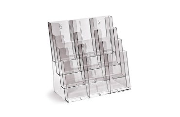 Taymar® Portafolletos 4 Espacios Multiformato Sobremesa / Pared 12 x DL