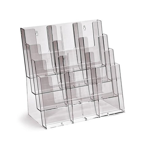 Taymar® Portafolletos 4 Espacios Multiformato Sobremesa / Pared 12 x DL