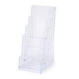 Scritto® Portafolletos Transparente varias Medidas 4x 1/3 A4