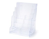 Scritto® Portafolletos Transparente varias Medidas 4x A4