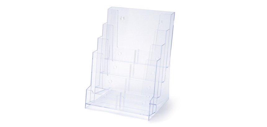 Scritto® Portafolletos Transparente varias Medidas 4x A4