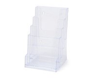 Porte-brochures Scritto® Comptoir/Mur 4x A5 Portrait