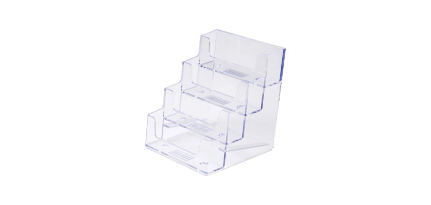 Porta Tarjetas De Visita De 4 Pisos Apaisado