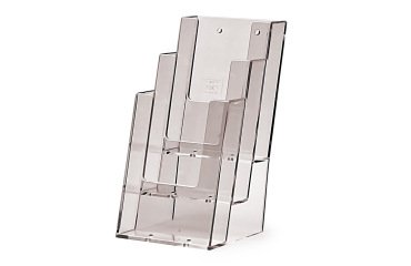 Taymar® Portafolletos 3 Espacios en Escalera Sobremesa / Pared 3x 1/3 A4