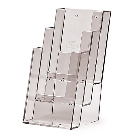 Taymar® Portafolletos 3 Espacios en Escalera Sobremesa / Pared 3x 1/3 A4