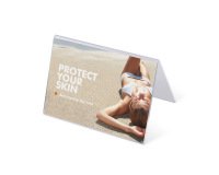 A4 Landscape acrylic A Stand Menu Holder