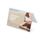 A5 Landscape acrylic A Stand Menu Holder