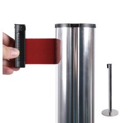 Poste Separador Con Cinta Extensible - Cinta Roja