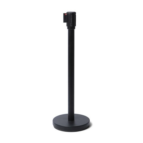 Poste Separador Económico - Negro