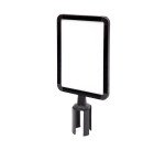 Porte-enseignes De Barrière A4 Noir Pour Barrier Flexi Belt Post Économie