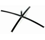 Bandera Aluminio Vela Kit Completo Entrada Rojo Inglés Base Cruz