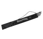 Complete set Beach Flag Alu Wind Ouvert Frans geel met kruisvormige voet