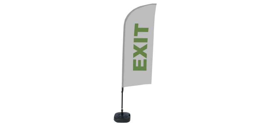 Bandera Aluminio Vela Kit Completo Salida Gris Inglés Tanque de Agua