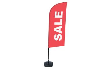Bandera Aluminio Vela Kit Completo Venta Rojo Inglés Tanque de Agua