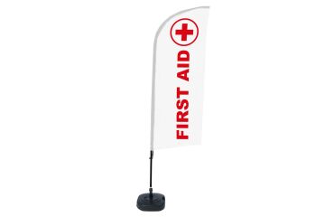 Bandera Aluminio Vela Kit Completo Primeros Auxilios Inglés Tanque de Agua