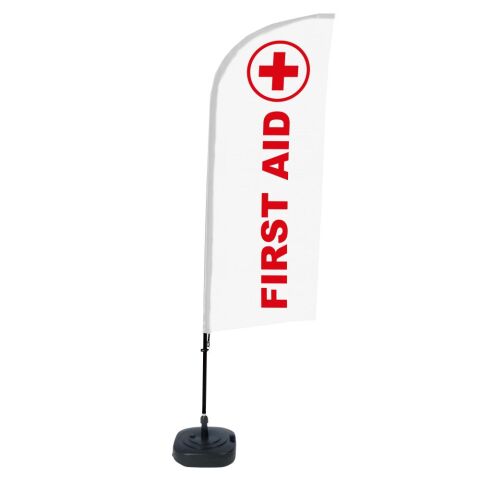 Bandera Aluminio Vela Kit Completo Primeros Auxilios Inglés Tanque de Agua