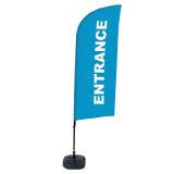 Bandera Aluminio Vela Kit Completo Entrada Azul Inglés Tanque De Agua