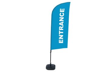 Bandera Aluminio Vela Kit Completo entrada Azul Inglés Tanque de Agua