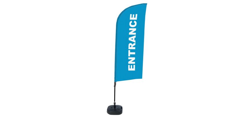 Bandera Aluminio Vela Kit Completo entrada Azul Inglés Tanque de Agua