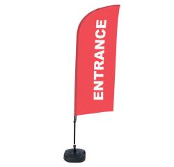 Bandera Aluminio Vela Kit Completo Entrada Rojo Inglés Tanque De Agua