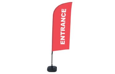 Bandera Aluminio Vela Kit Completo entrada Rojo Inglés Tanque de Agua