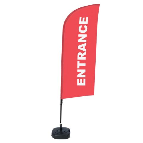 Bandera Aluminio Vela Kit Completo entrada Rojo Inglés Tanque de Agua