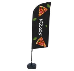 Bandera Aluminio Vela Kit Completo Pizza Tanque De Agua