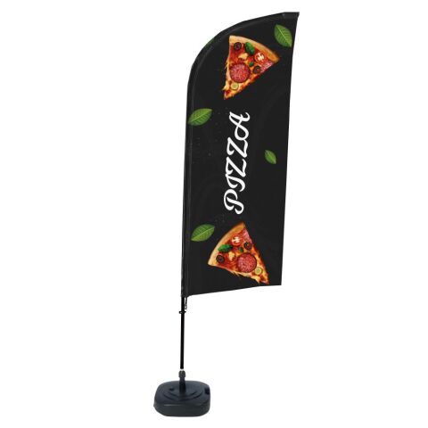 Bandera Aluminio Vela Kit Completo Pizza Tanque de Agua