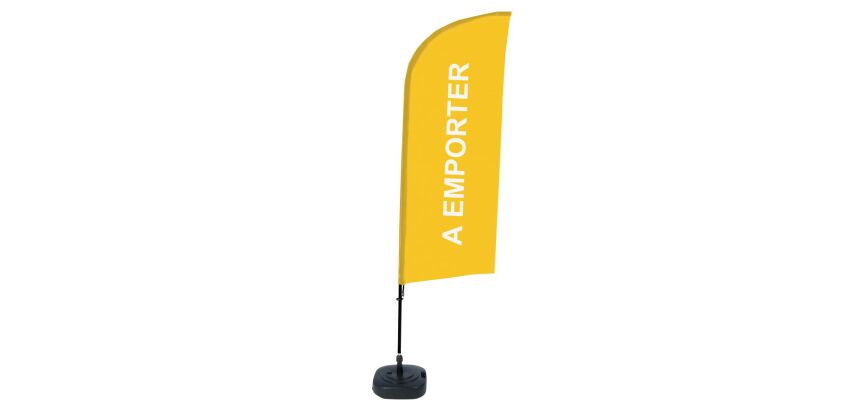 Complete set Beach Flag Alu Wind A Emporter Frans ECO
