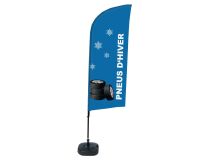 Ensemble Complet De Beach Flag Alu Wind Pneus D'hiver Français Réservoir D'eau