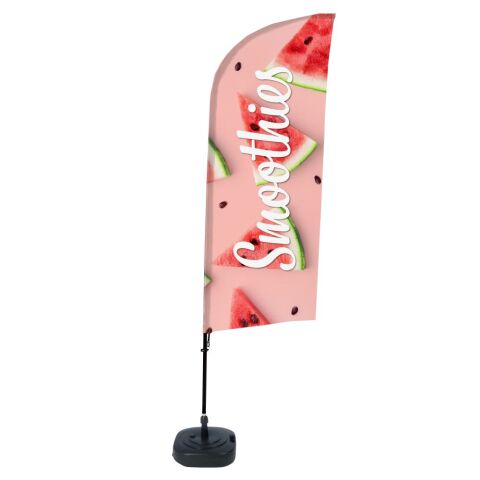 Bandera Aluminio Vela Kit Completo Batidos Sandía Tanque de Agua