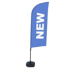 Bandera Aluminio Vela Kit Completo Nuevo Azul Inglés Tanque De Agua