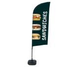 Bandera Aluminio Vela Kit Completo Bocadillos Inglés Tanque de Agua