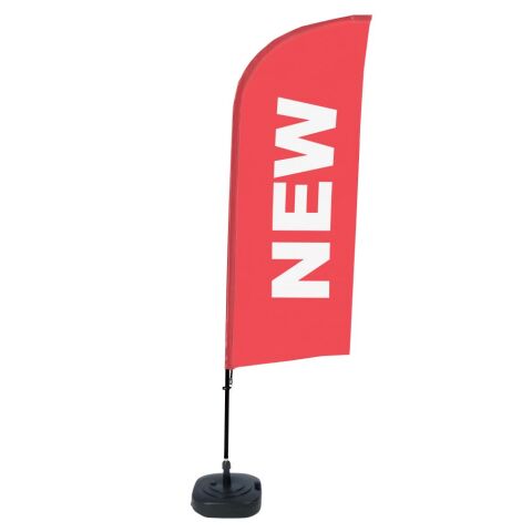 Bandera Aluminio Vela Kit Completo Nuevo Rojo Inglés Tanque de Agua
