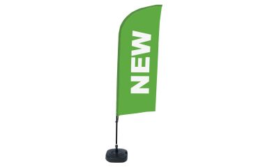 Bandera Aluminio Vela Kit Completo Nuevo Verde Inglés Tanque de Agua