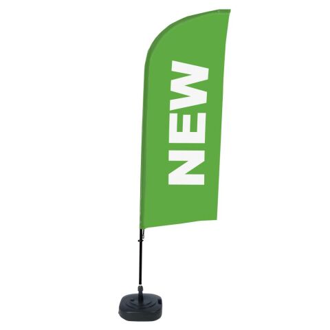 Bandera Aluminio Vela Kit Completo Nuevo Verde Inglés Tanque de Agua