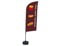 Bandera Aluminio Vela Kit Completo Bocadillos Inglés Tanque De Agua