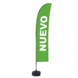 Bandera Económica Vela Kit Completo Nuevo Verde Espanol
