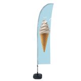 Bandera Económica Vela Kit Completo Helado Espanol
