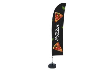 Bandera Económica Vela Kit Completo Pizza Espanol ECO